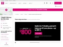 Website Screenshot T-Mobile Authorized Retailer
