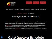 Website Screenshot Black Optix Tint