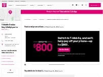 Website Screenshot T-Mobile