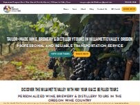 Website Screenshot May Your Glass Be Filled Tours