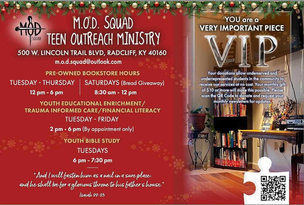 Images M.O.D. Squad Teen Outreach Ministry