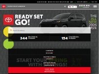 Website Screenshot Team Toyota of Langhorne