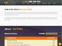Website Screenshot Monrovia Taxi
