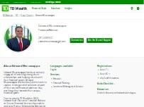 Website Screenshot Edward Mezzacappa - TD Wealth Financial Advisor