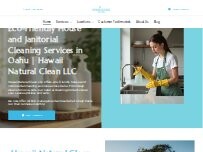 Website Screenshot Hawaii Natural Clean
