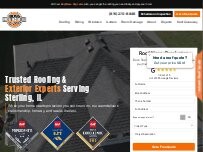 Website Screenshot Boss Roofing - Siding Experts