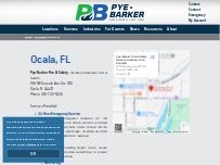 Website Screenshot Pye-Barker Fire & Safety, formerly American Fire & Safety Supply