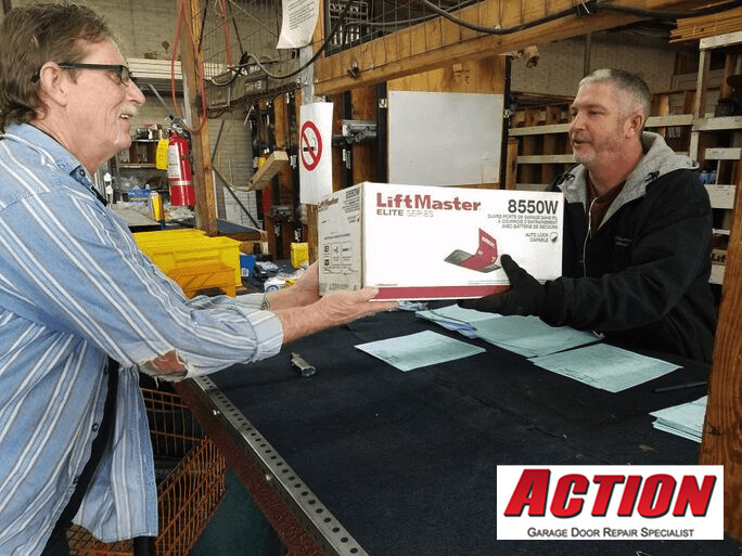 Action Garage Door Repair Specialists Logo