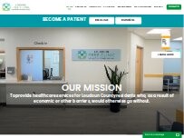 Website Screenshot Loudoun Free Clinic