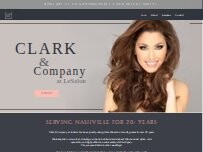 Website Screenshot Clark & Co at Le Salon