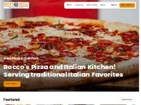 Website Screenshot Rocco’s Pizza and Italian Kitchen