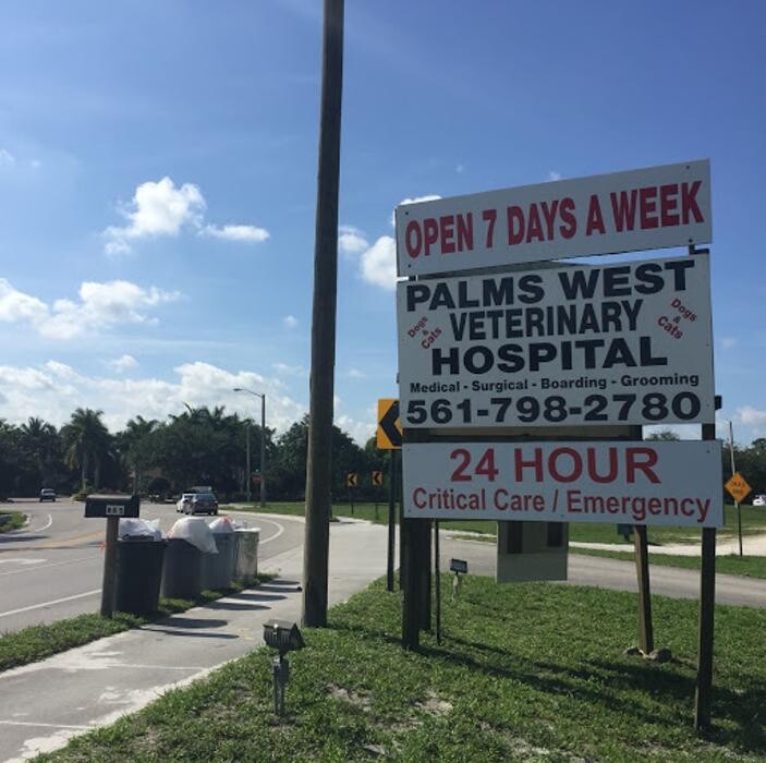 Palms West Veterinary Hospital - General Practice Urgent Care Logo