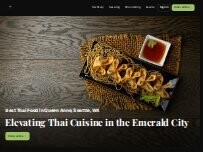 Website Screenshot Bai Tong Thai Restaurant