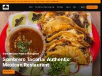 Website Screenshot Sombrero Tacoria Livingston