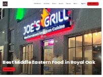 Website Screenshot Joe's Grill