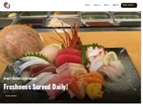 Website Screenshot Wazabi Sushi - Orange