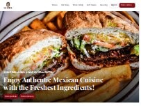 Website Screenshot La Unica Mexican Restaurant Charlotte