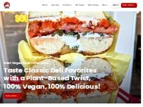 Website Screenshot Ben & Esther’s Vegan Delicatessen