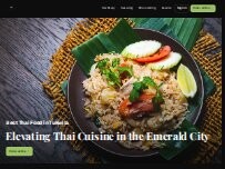 Website Screenshot Bai Tong Thai Restaurant