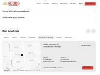 Website Screenshot Adobo Mexican Grill