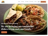Website Screenshot Camila's Mexican Restaurant