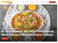 Website Screenshot Taco Express Mexican Grill