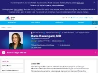 Website Screenshot Daria Ravangard, MD