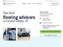 Website Screenshot Floor Coverings International of Central Tampa, FL