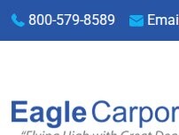 Website Screenshot Eagle Carports, Inc (Arkansas Shop)