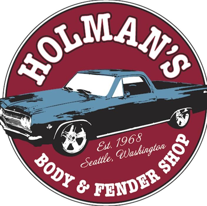 HOLMAN'S BODY & FENDER SHOP Logo