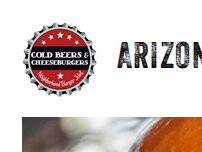 Website Screenshot Cold Beers & Cheeseburgers