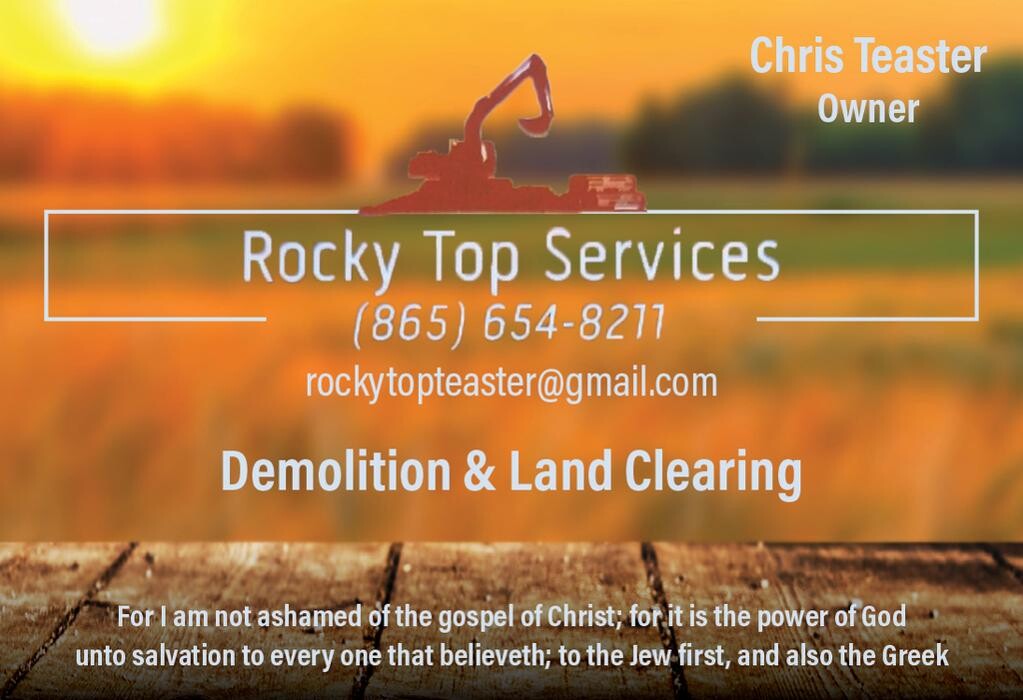 Images Rocky Top Services - Demolition and Land Clearing