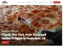 Website Screenshot Ray's Pizza
