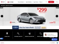 Website Screenshot Toyota of Lancaster