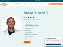 Website Screenshot Michael Porter PA-C