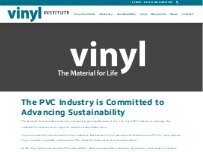 Website Screenshot Vinyl Institute