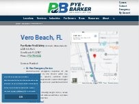 Website Screenshot Pye-Barker Fire & Safety, formerly Bates Security