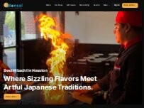 Website Screenshot Bonsai Fusion Japanese Steakhouse