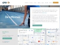 Website Screenshot Comprehensive Prosthetics & Orthotics