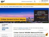 Website Screenshot Critter Control