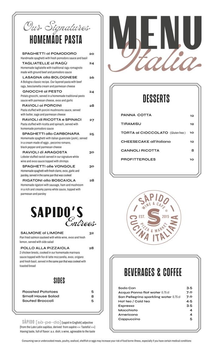 Images Sapido Italian Restaurant, Pizza , Wine , Market and Café