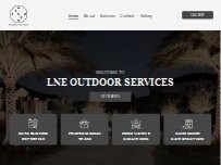 Website Screenshot LNE Outdoor Services