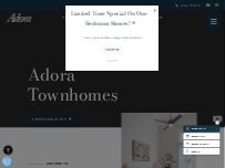 Website Screenshot Adora Townhomes