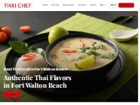 Website Screenshot Thai Chef