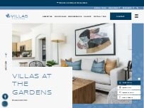 Website Screenshot Villas at the Gardens