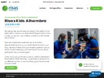 Website Screenshot Risas Kids Dental - Alhambra