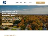Website Screenshot Associated Rental Properties