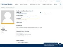 Website Screenshot Sellers McClanahan, PA-C