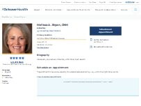 Website Screenshot Melissa A. Bryan, CNM