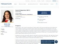 Website Sarah Kirkpatrick, FNP-C